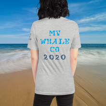 Unisex Masked Whale 2020 - Athletic Heather with Slate whale