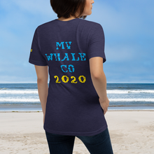 Unisex Masked Whale 2020 - Midnight Navy Heather t-shirt