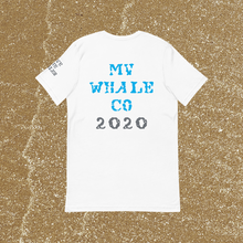 Unisex Masked Whale 2020 - White with Charcoal whale
