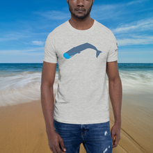 Unisex Masked Whale 2020 - Athletic Heather with Slate whale