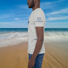 Unisex Masked Whale 2020 - Athletic Heather with Slate whale