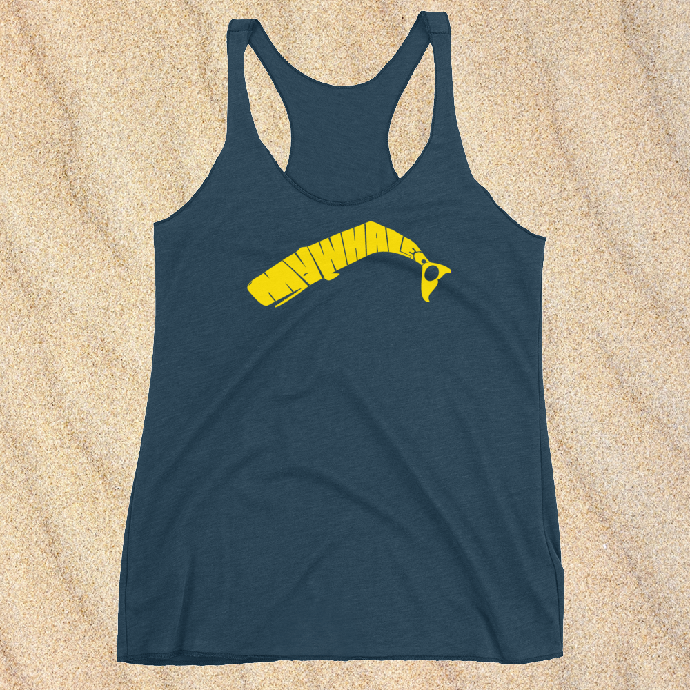 WhaleCo Lettered Logo - racerback tank